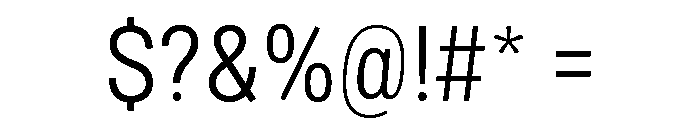 Mello Narrow Book Font OTHER CHARS