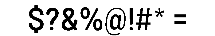 Mello Narrow Medium Font OTHER CHARS