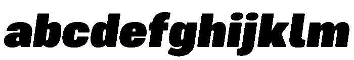 Mello Narrow Super Black Italic FONT