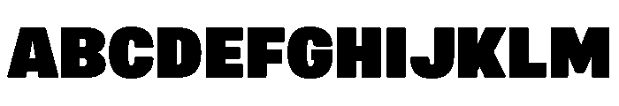 Mello Narrow Super Black Font UPPERCASE