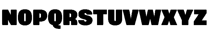 Mello Narrow Super Black Font UPPERCASE