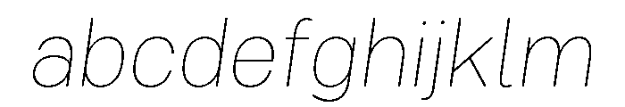 Mello Thin Italic FONT