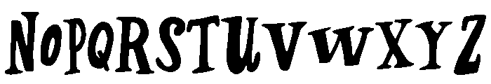 Melodia Regular Font UPPERCASE