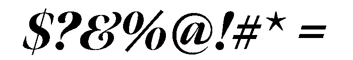 Meno Banner Black Italic Font OTHER CHARS