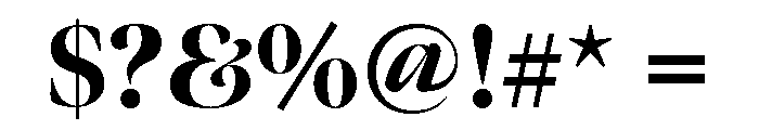 Meno Banner Black Font OTHER CHARS