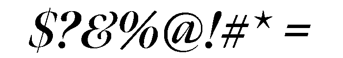 Meno Banner Bold Italic Font OTHER CHARS
