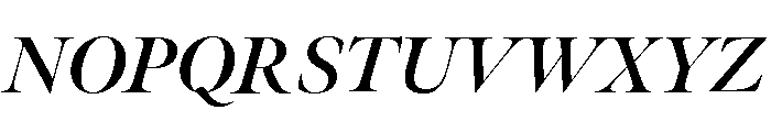 Meno Banner Bold Italic Font UPPERCASE