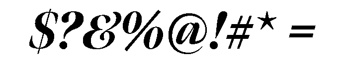 Meno Banner Condensed Black Italic Font OTHER CHARS