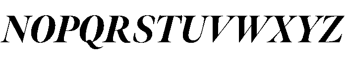 Meno Banner Condensed Black Italic Font UPPERCASE