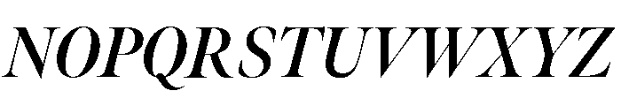Meno Banner Condensed Bold Italic Font UPPERCASE