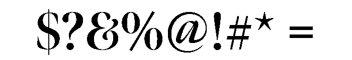 Meno Banner Condensed Bold Font OTHER CHARS