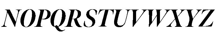 Meno Banner Condensed Extra Bold Italic Font UPPERCASE