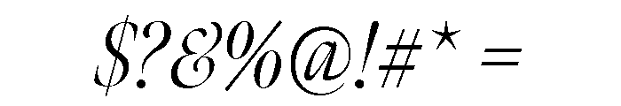 Meno Banner Condensed Light Italic Font OTHER CHARS