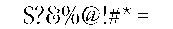 Meno Banner Condensed Light Font OTHER CHARS