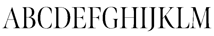 Meno Banner Condensed Light Font UPPERCASE