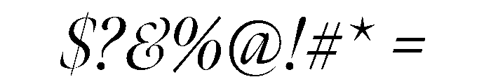 Meno Banner Condensed Regular Italic Font OTHER CHARS