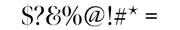 Meno Banner Condensed Regular Font OTHER CHARS