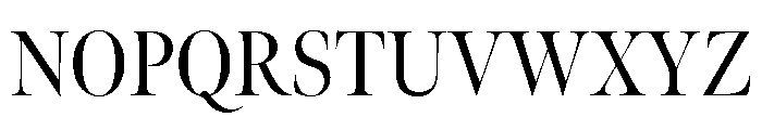 Meno Banner Condensed Regular Font UPPERCASE