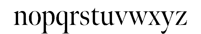 Meno Banner Condensed Regular Font LOWERCASE