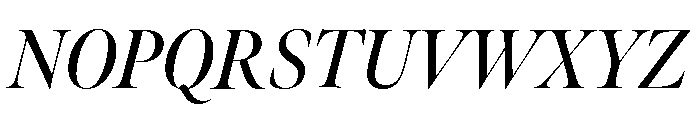 Meno Banner Condensed Semi Bold Italic Font UPPERCASE