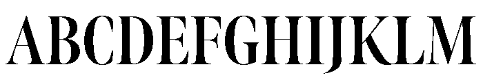 Meno Banner Extra Condensed Bold Font UPPERCASE