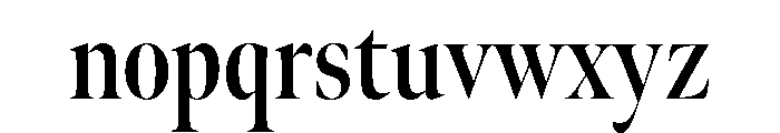 Meno Banner Extra Condensed Bold Font LOWERCASE