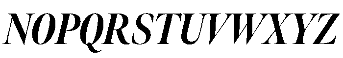 Meno Banner Extra Condensed Extra Bold Italic Font UPPERCASE