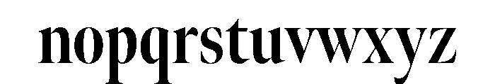 Meno Banner Extra Condensed Extra Bold Font LOWERCASE