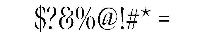 Meno Banner Extra Condensed Light Font OTHER CHARS