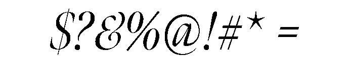 Meno Banner Extra Condensed Regular Italic Font OTHER CHARS