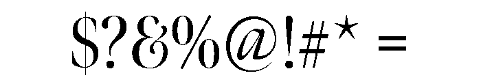 Meno Banner Extra Condensed Regular Font OTHER CHARS