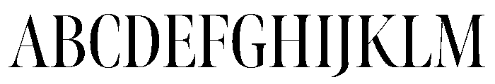 Meno Banner Extra Condensed Regular Font UPPERCASE