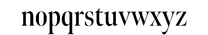 Meno Banner Extra Condensed Semi Bold Font LOWERCASE