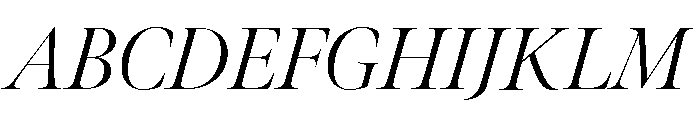 Meno Banner Light Italic Font UPPERCASE