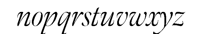 Meno Banner Light Italic Font LOWERCASE