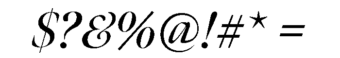 Meno Banner Semi Bold Italic Font OTHER CHARS