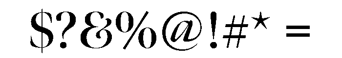 Meno Banner Semi Bold Font OTHER CHARS