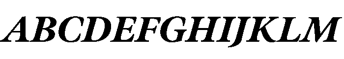 Meno Display Black Italic Font UPPERCASE