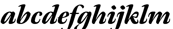 Meno Display Black Italic FONT