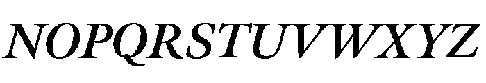 Meno Display Bold Italic Font UPPERCASE