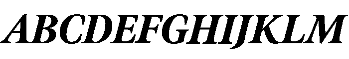 Meno Display Condensed Black Italic Font UPPERCASE