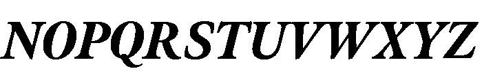 Meno Display Condensed Black Italic Font UPPERCASE