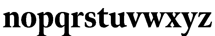 Meno Display Condensed Black Font LOWERCASE