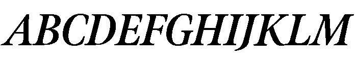 Meno Display Condensed Bold Italic Font UPPERCASE