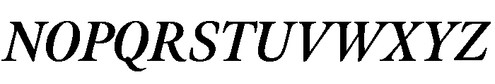 Meno Display Condensed Bold Italic Font UPPERCASE