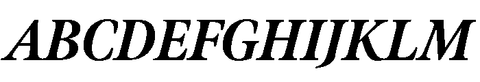 Meno Display Condensed Extra Bold Italic Font UPPERCASE