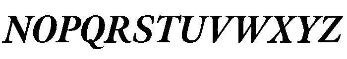 Meno Display Condensed Extra Bold Italic Font UPPERCASE