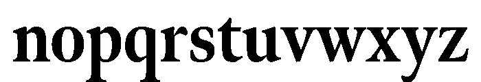 Meno Display Condensed Extra Bold Font LOWERCASE