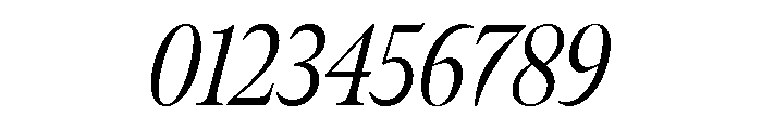 Meno Display Condensed Light Italic Font OTHER CHARS