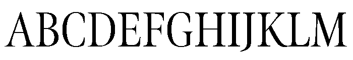 Meno Display Condensed Light Font UPPERCASE